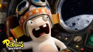 Thumbnail: What Happens When a  Grumpy Rabbid Goes to the Moon? 🚀🌕 | Rabbids Invasion 🐰
