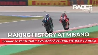 Thumbnail: The Last Five Laps of Race One At Misano World Circuit | World Superbike | RACER Network
