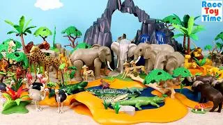 Thumbnail: Playmobil Safari Diorama with Playmobil Animal Figures