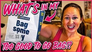 Thumbnail: What's in my Greggs too good to go bag!?