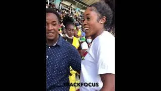 Thumbnail: Elaine Thompson Herah meet & greet 🇯🇲 with fans 🤗 @ CARIFTA GAMES 2022 #trackandfield #Carifta