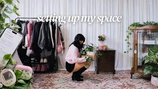 Thumbnail: A Comfy Week Vlog | decorate with me, antique shopping, setting up my studio