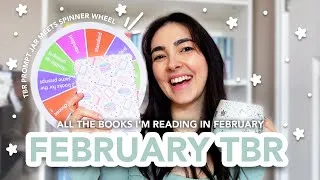 Thumbnail: February TBR 💌💖📖 Spinner Wheel, Upcoming Releases & Monthly Challenges✨