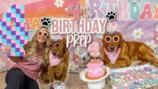 Thumbnail: Preparing For My Golden Retrievers 4th Birthday | Coba J Turns 4