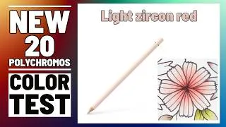 Thumbnail: New Polychromos Pencils Review and Test - Light Zircon Red