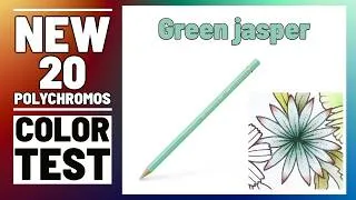 Thumbnail: New Polychromos Pencils Review and Test - Green Jasper
