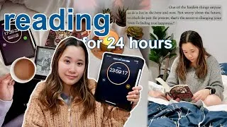 Thumbnail: reading for 24 hours 📖⏰ 24hr readathon