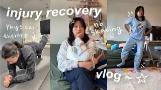 Thumbnail: i can't figure skate because i'm injured ☹️⛸️| physical therapy, doctors appts, show update