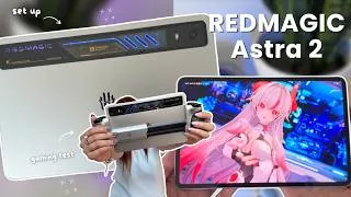 Thumbnail: NEW REDMAGIC Astra 2 (starfrost) 🌸🫧 aesthetic unboxing, gaming tablet, customization & accessories