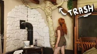 Thumbnail: Making a Giant Indoor Tree (out of ✨trash✨)