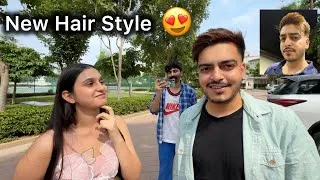 Thumbnail: My New HairStyle 😍 Mota Kharcha Hogaya 😢 Rachit Rojha Vlogs