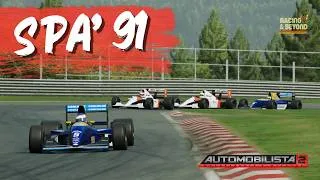 Thumbnail: Classic F1 Battle at Spa 1991 | McLaren vs Williams | Automobilista 2