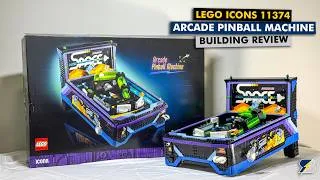 Thumbnail: LEGO Icons 11374 Arcade Pinball Machine - Detailed Building Review