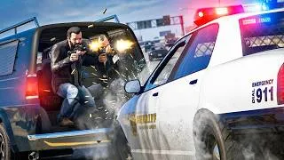 Thumbnail: Trevor, Michael and Franklin's most dangerous heist - GTA 5 Movie