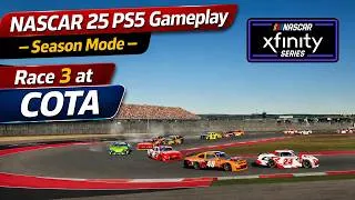 Thumbnail: NASCAR 25 PS5 Gameplay – Season Mode | Race 3 at Cota
