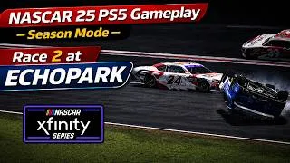 Thumbnail: NASCAR 25 PS5 Gameplay – Season Mode | Race 2 at Echopark
