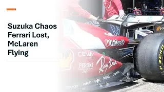 Thumbnail: Wild Friday at Suzuka – Crashes, Fires, and Ferrari Still Off the Pace