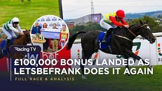 Thumbnail: Letsbefrank Lands the £100,000 Sunday Series Bonus Again for Jim Goldie | Replay | Racing TV