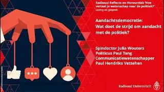 Thumbnail: Aandachtsdemocratie | Julia Wouters, Paul Tang en Paul Hendriks Vettehen
