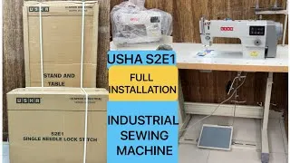 Thumbnail: Usha S2E1 Auto Cutter Sewing Machine Ki Full Installation USHA S2E1 NEW Sewing Machine