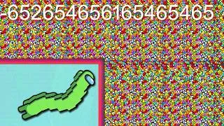 Thumbnail: OMG 🐍 LIME CREWMATE 🔥 GETS ULTIMATE SCOREPIONTS IN THE MAP 🐍 BEST EPIC SNAKE IO GAMEPLAY 🐍 #snakeio