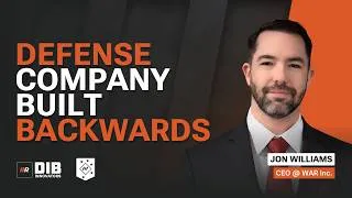 Thumbnail: EP 115 — WAR Inc's Jon Williams On Building a Defense Company Backwards, From IP to Factory