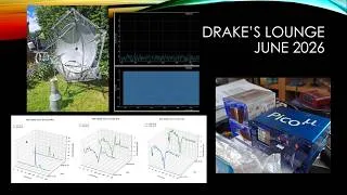 Thumbnail: Drake's Lounge June 2026: Variable Stars, Portable Dishes, Hydrogen Line Upgrades & Pulsar Software