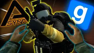 Thumbnail: ASYNC is hunting me in the BACKROOMS (Garry's Mod) 