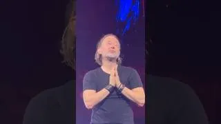 Thumbnail: Thom’s emotional thank to fans after final EU concert in Denmark.