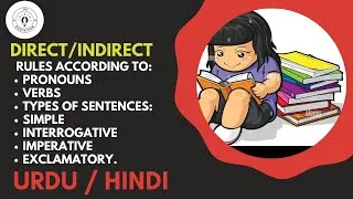 Thumbnail: Direct Vs. indirect speech. Animated video! Urdu / Hindi.
