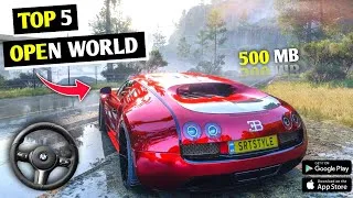 Thumbnail: Top 5 Open World Car Driving Games For Android 2025 | Like forza Horizon 5 | High Graphics