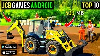 Thumbnail: TOP 10 JCB GAMES FOR ANDROID || BEST CONSTRUCTION SIMULATOR GAMES 2025 |top10 jcb games