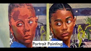 Thumbnail: Portrait Painting Loose