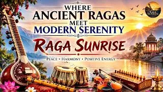 Thumbnail: Ancient Ragas, Modern Serenity 🎶| RAGA SUNRISE | Sitar, Flute, Violin & Tabla, @RAGASUNRISE