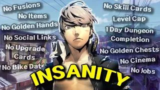 Thumbnail: Persona 4 Golden But EVERYTHING Useful Is BANNED!