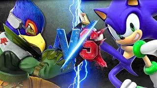Thumbnail: Smash Bros Ultimate ( Falco ) Vs ( Sonic ) | #supersmashbrosultimate Battle Gameplay 118