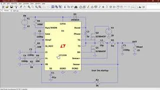Thumbnail: LTspice simulation of Buck converter
