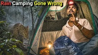 Thumbnail: Something Was Outside My Tent at 2 AM... 😨 | Solo Rain Camping