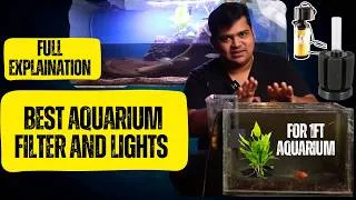 Thumbnail: BEST AQUARIUM FILTER AND LIGHTS FOR 1FT AQUARIUM ||  HOW TO SETUP A 1FT AQUARIUM DETAILS
