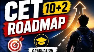 Thumbnail:  New Syllabus + Roadmap | 10+2 & Graduation | Hindi Medium #cet2026 #strategy 