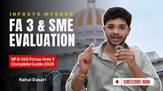 Thumbnail: FA3 & SME Evaluation Explained | Infosys SP & DSE Training Mysore | Rahul Dasari