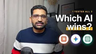 Thumbnail: Claude vs ChatGPT vs Gemini: 5 Tests