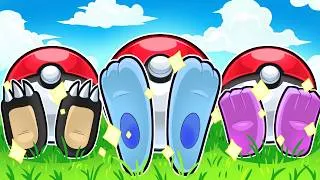 Thumbnail: Choose Your Starter Pokemon ONLY Seeing Their Shiny Feet