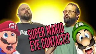 Thumbnail: Mario & Luigi can't break eye contact | Improv Comedy