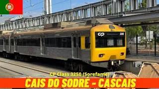 Thumbnail: Cab Ride Cais do Sodré, Lisbon → Cascais (Portugal, July 2026) Train Driver's View 4K