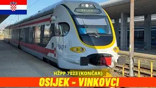 Thumbnail: Croatia's Endless Railway Plains | Cab Ride Osijek → Vinkovci (May 2026) train driver's view 4K