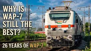 Thumbnail: Why WAP7 Is Still the Most Reliable High-Speed Electric Locomotive in India | From 2000 to 2026