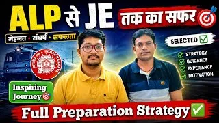 Thumbnail: RRB JE inspiring Journey 💥🥰| rrb je 2026 preparation strategy| rrb je best strategy tech + non tech