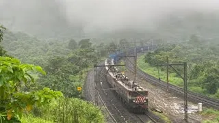 Thumbnail: Trains in Heavy Monsoon : Indian Railways