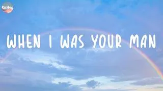 Thumbnail: Bruno Mars - When I Was Your Man (Lyrics)